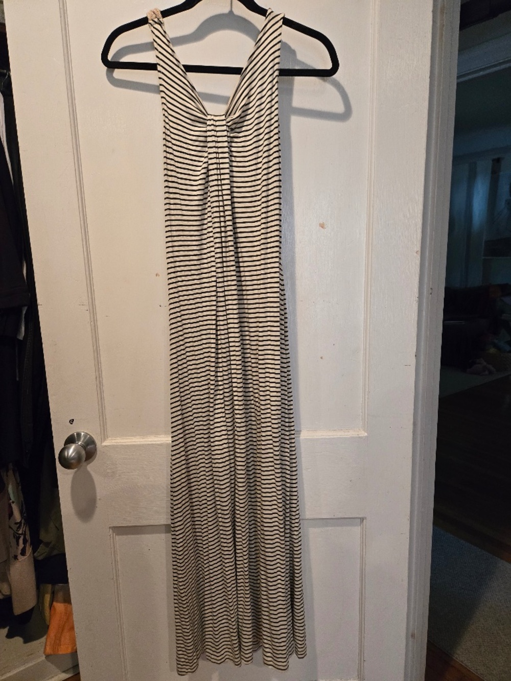 Chelsea Violet Maxie Striped Nautical Dress - Size Medium